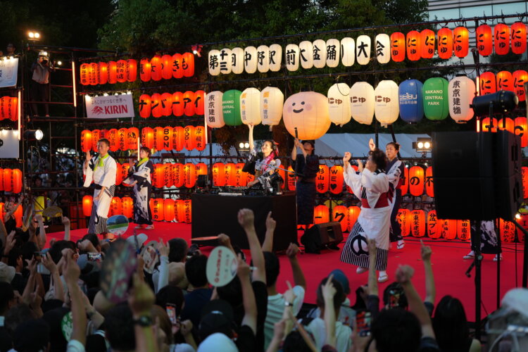 古典的な民謡から流行りの現代音楽まで！「第14回中野駅前大盆踊り大会」が8月1・2日に開催