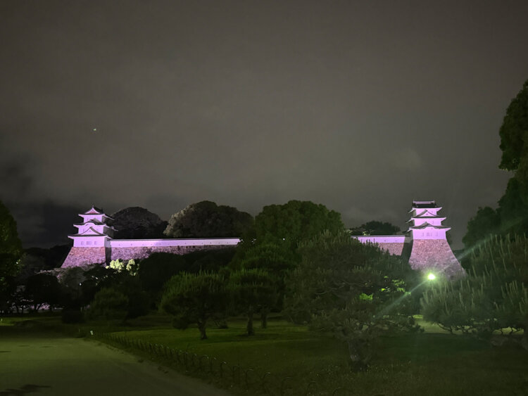 明石城。