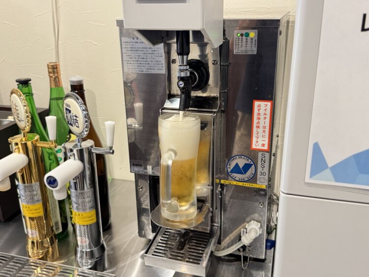 オートサーバーだから泡立ちも完璧。
