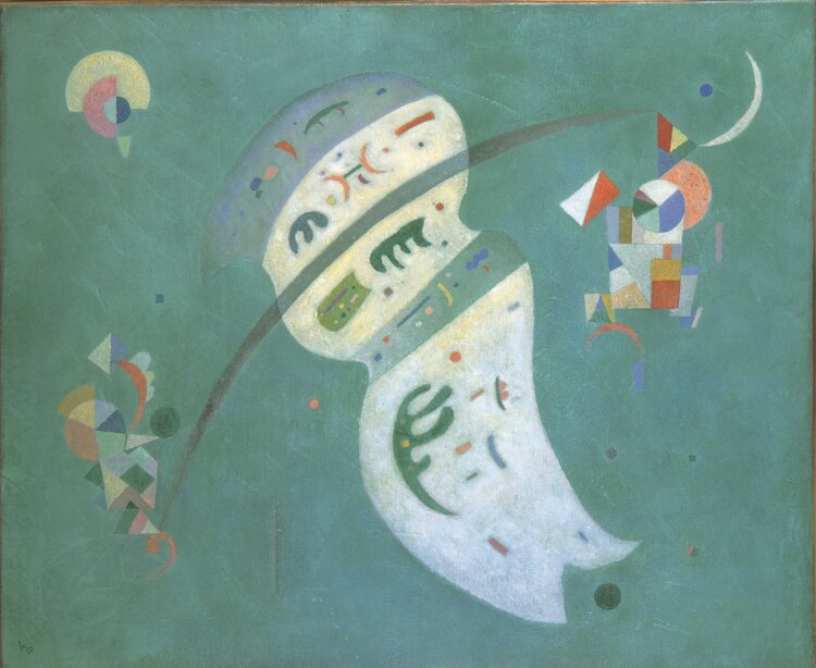 《生き生きとした白》 1934年 カンヴァス，油彩 60.0×73.0cm 『愛媛県美術館』蔵