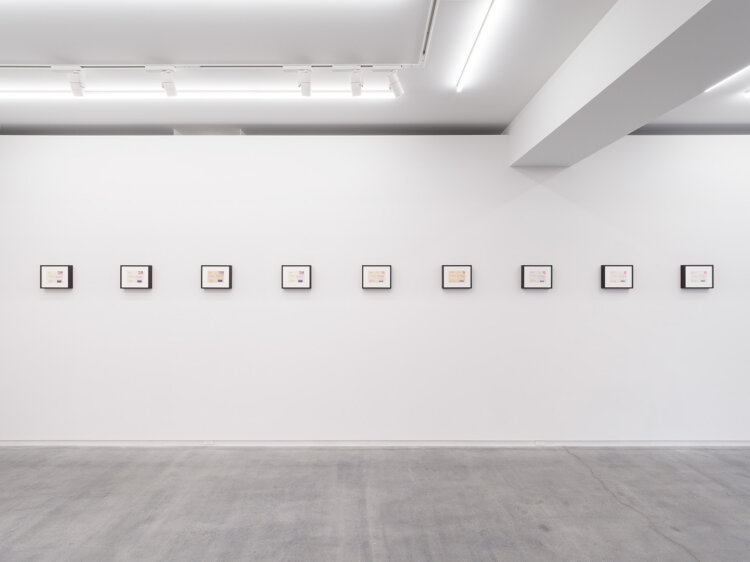 “On Kawara,” installation view, Take Ninagawa, Tokyo, 2026. Courtesy Take Ninagawa, Tokyo. Photo by Kei Okano.