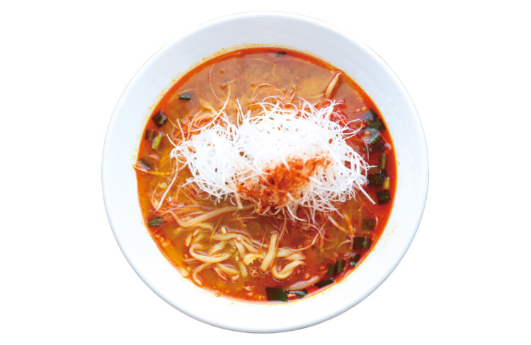 天栄ネギ辛しみそラーメン950円。