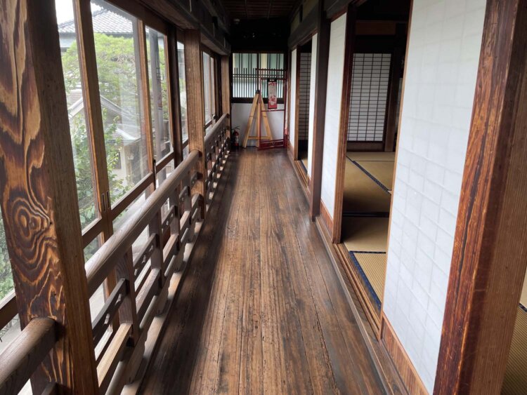 和室の廊下。