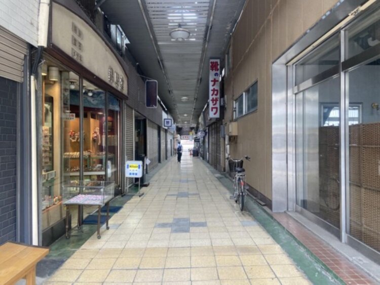 土浦名店街。