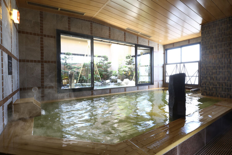 金沢無量寺温泉の運び湯を使用した温泉。