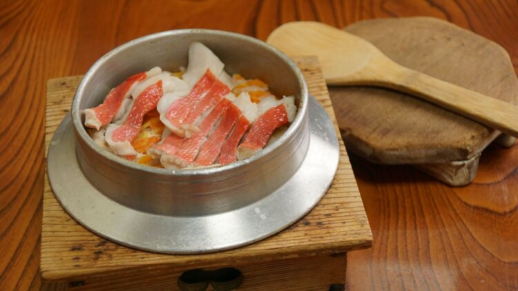 キンメダイの釜め し（単品）。