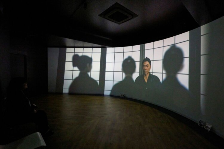 VRシアターでは、彌太郎の生涯を映像で体感しよう。