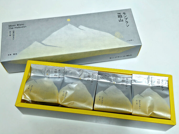 THEモンブランケーキ（4個入り）1512円。