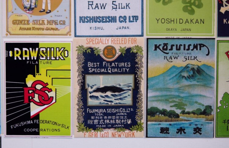 もとは捕鯨業を営んでいたことから輸出用ラベルのモチーフはクジラだった。