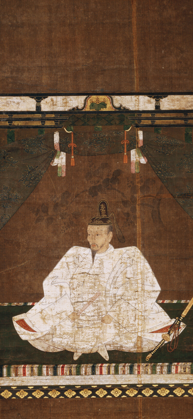 《豊臣秀吉像》　桃山～江戸時代　17世紀　京都・禅林寺蔵　前期展示