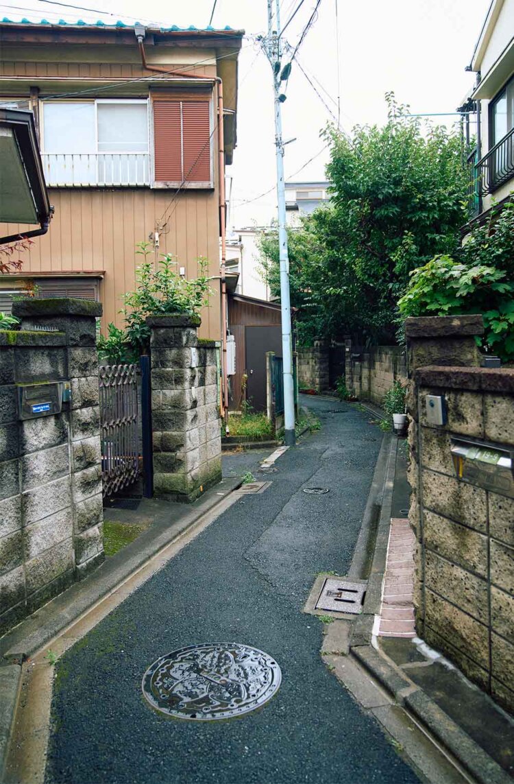迷路路地が随所に。