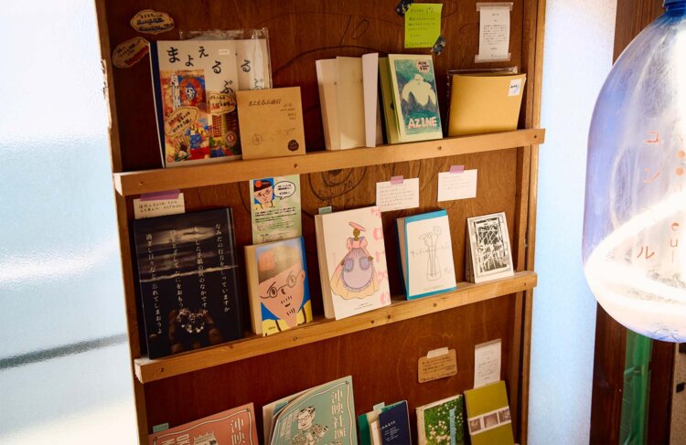 ZINEコーナーは「編境の中の編境みたいなもの」と山本さん。