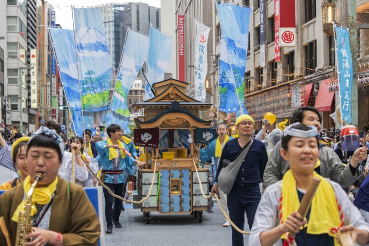 銭湯山車巡行部 《銭湯山車》 2019 （C）Jun Tainaka