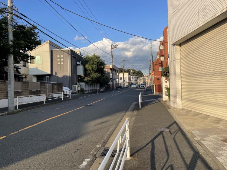 磯子橋疎開道路。