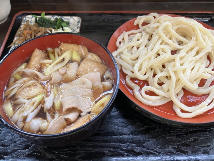 『武州めん 本店』のうどん。なぜか景色の写真が全くなかった。