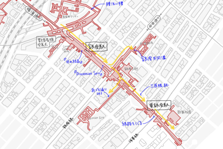 地下マップ（有楽町・銀座）
