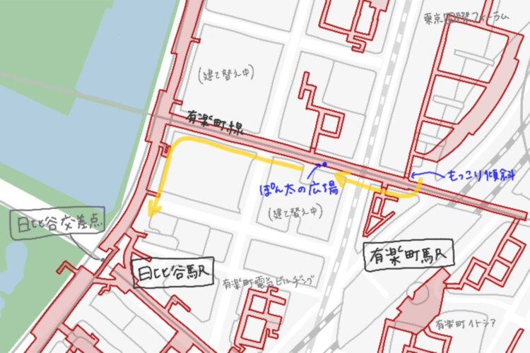 地下マップ（有楽町・銀座）