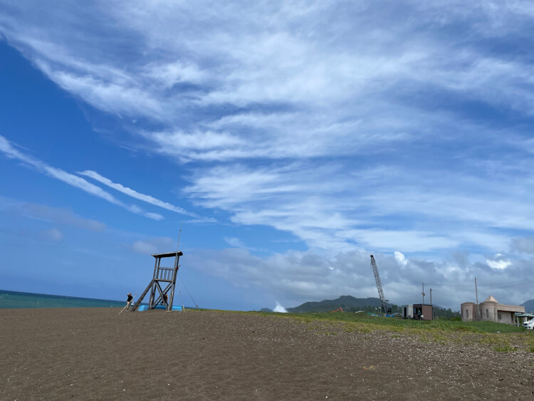 上越市の柿崎中央海水浴場（上越市柿崎区柿崎中央6508-3）。