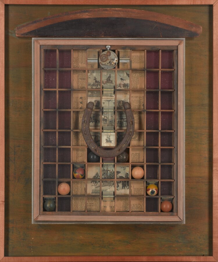 内間俊子 《Putnam Nail》 1979年　ミクストメディア　個人蔵