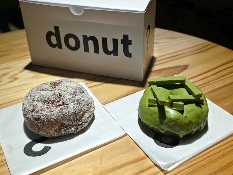 I’m donut？オリジナル237円、トリプル抹茶388円。