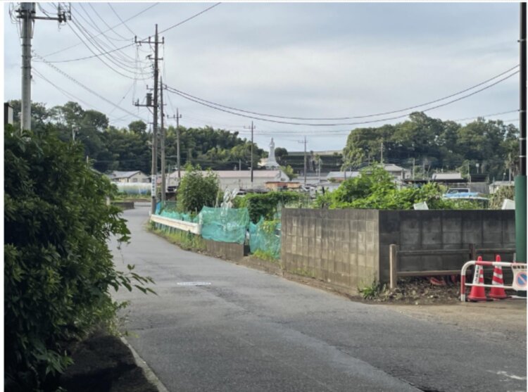 中央に見えるのが東福寺の守護観音。自転車で通過したので近くで撮れず。