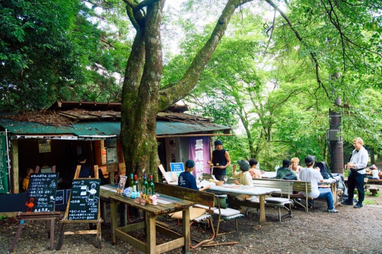 日曜朝はSUNRISE CAFE、天体ショーのある週末はナイトカフェも開催。
