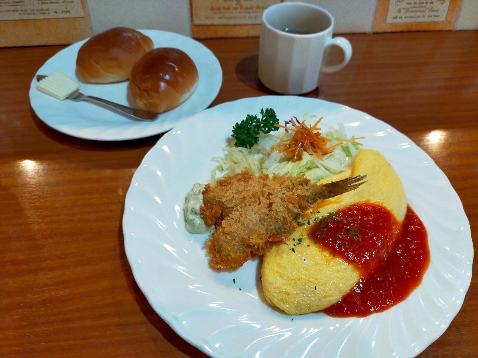【板橋区役所前】1955年創業 テルポリート from ユキノヤでオムレツランチ