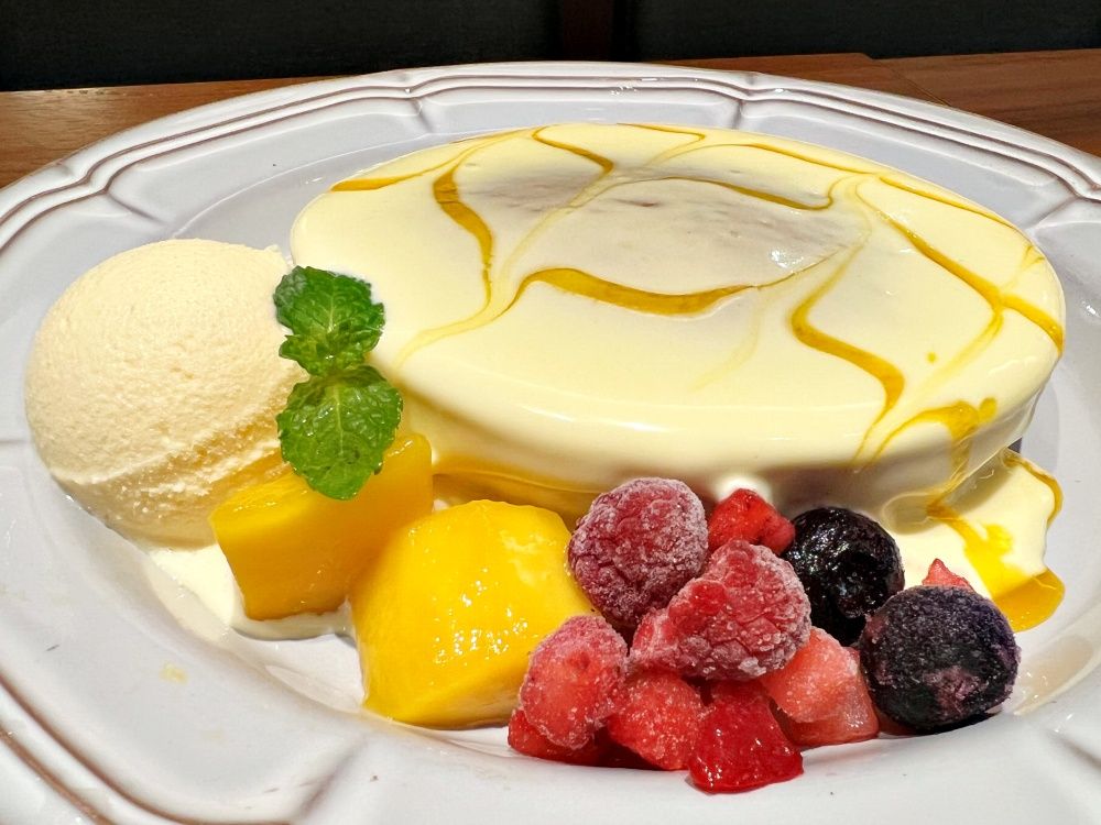 【珈琲館】期間限定！厳選した2種類のマンゴーを使用した「ホットケーキ」が美味しすぎる！【6/11まで】